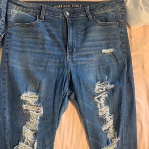 American Eagle ripped jeans